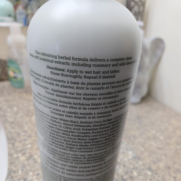 Melaleuca Herbal Shampoo 32oz size New Sealed Cherry Bark & Rosemary Large Size - Picture 3 of 5